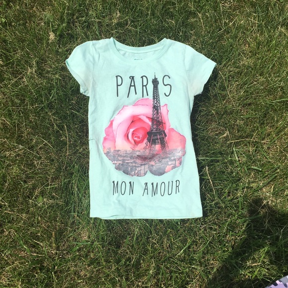 Mint green Paris shirt - Picture 1 of 3